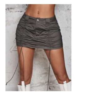 SHEIN Gray Mini Skirt